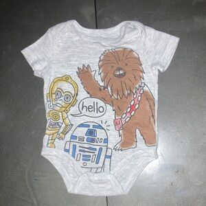 Gray Star Wars Kids One Piece